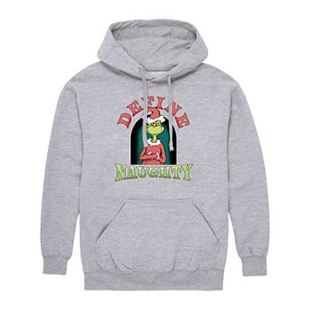 Men's Dr. Seuss Grinch Define Naughty Graphic Hoodie Grinch