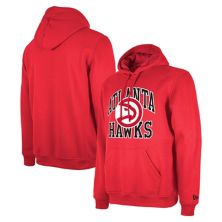 Пуловер с капюшоном унисекс New Era Red Atlanta Hawks 2023/24 сезона Tip-Off Edition New Era x Staple