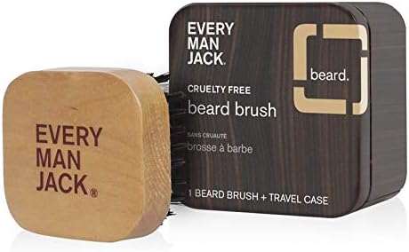 Every Man Jack Beard Brush, Woodgrain Every Man Jack