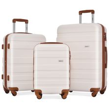 Merax Luggage Sets Expandable Abs Hardshell 3pcs Clearance Luggage Hardside With Tsa Lock Merax