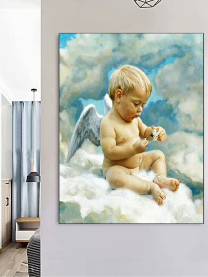 DIY Алмазная картина без рамы с узором ангела SHEIN