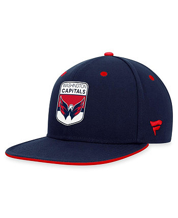 Мужская темно-синяя кепка Snapback для драфта НХЛ Washington Capitals 2023 Fanatics