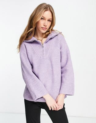Annorlunda вязаный свитер на молнии с капюшоном Annorlunda
