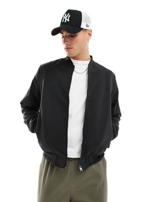 Only & Sons lightweight bomber jacket in black Only & Sons