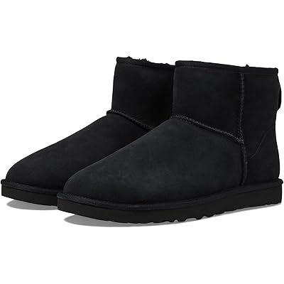 Ботинки UGG Classic Mini с натуральным мехом и стелькой из шерсти толщиной 17 мм UGG