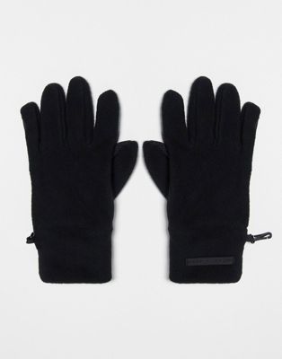 Черные флисовые лыжные перчатки ASOS 4505 ASOS 4505