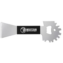 Grill Grate Scraper  With Bottle Opener  - Portable Scrubber For Any Grill, Griddle MOUNTAIN GRILLERS