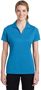 SPORT-TEK Women's PosiCharge RacerMesh Polo LST640 Pond Blue XS Sport-Tek