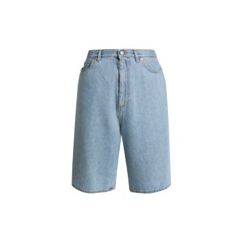 Длинные джинсовые шорты с пятью карманами MM6 Maison Margiela
