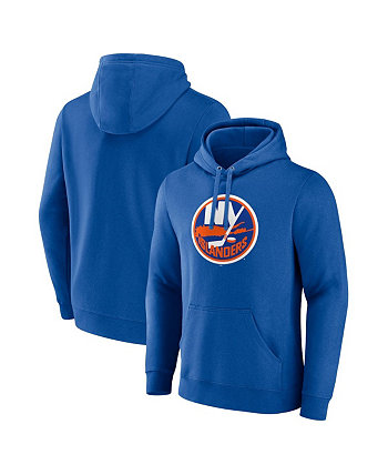 Мужской пуловер с капюшоном и логотипом Royal New York Islanders Primary Fanatics