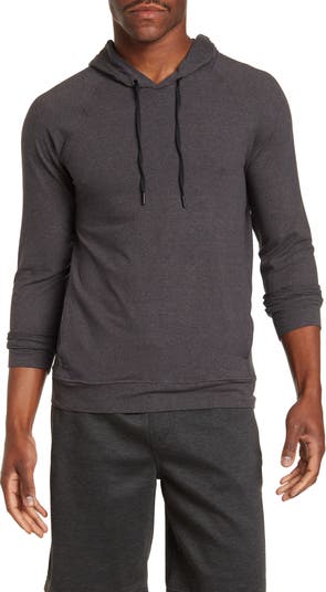 Пуловер с капюшоном из меланжевой ткани реглан 90 Degrees by Reflex