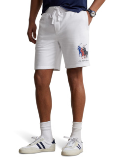 8,5-дюймовые флисовые шорты с тройным пони Polo Ralph Lauren