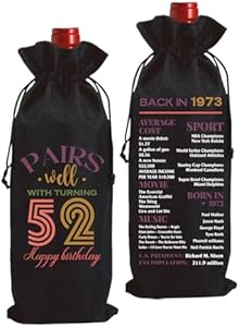 Funny 21st Birthday Gifts for Her Him Birthday Gifts for 21 Year Old Women Men Wine Bag Happy Anniversary 21st Birthday Party Supplies Decorations for Her Him Son Friends Wine Bags FBCCZEY