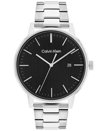 Мужские часы-браслет из нержавеющей стали 43 мм Calvin Klein