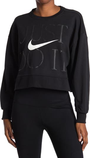 black just do it sweatshirt