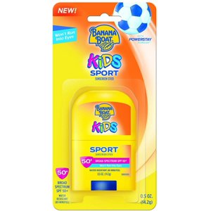 Banana Boat Kids Sport Broad Spectrum Sunscreen Stick with SPF 50 0.50 oz (Pack of 2) BANANA BOAT