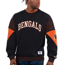 Мужской базовый черный пуловер с капюшоном Cincinnati Bengals Starter