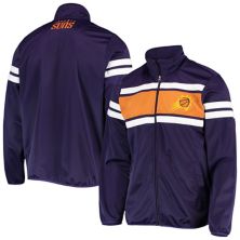 Мужская спортивная куртка G-III Sports by Carl Banks фиолетово-оранжевая Phoenix Suns Power Pitcher с молнией во всю длину In The Style