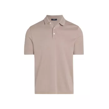 Knit Jersey Short-Sleeve Polo Shirt HERNO
