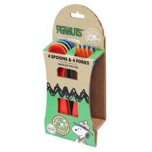 Re-Play Peanuts Beagle Scout Collection Camp Snoopy 8-Pack Utensil Set Replay