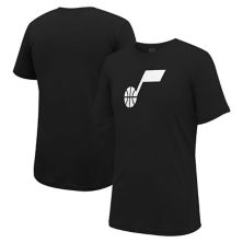 Черная футболка Stadium Essentials унисекс с логотипом Utah Jazz Primary Stadium Essentials