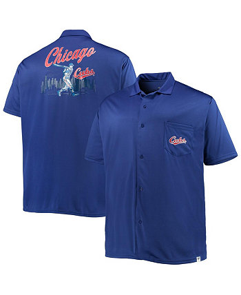 Мужская рубашка на пуговицах Royal Chicago Cubs Big and Tall Profile