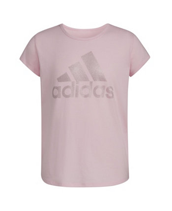 Футболка Essential с короткими рукавами для больших девочек — увеличенный размер Adidas