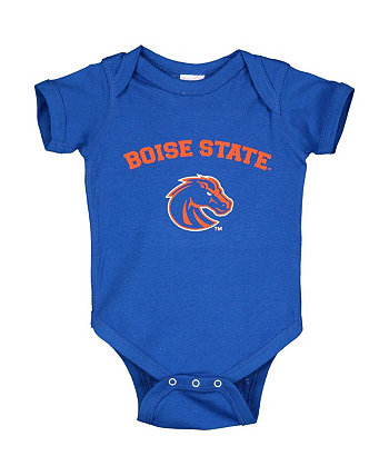 Infant Boys and Girls Royal Boise State Broncos Arch & Logo Bodysuit Two Feet Ahead