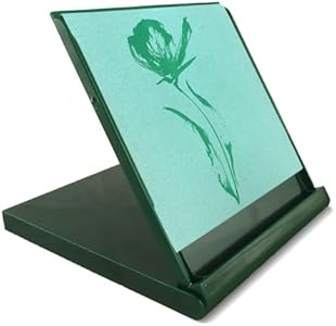 Mini Buddha Board Art Set: Water Drawing Writing Board w/ Mini Water Brush for Mindfulness & Meditation – Zen Based Drawing Board - Painting & Art Supplies – Ideal Relaxation Gifts (5” x 5”,Aqua) Buddha Board