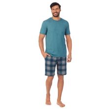 Мужская пижамная футболка с короткими рукавами Cuddl Duds® и пижамные шорты с принтом Cuddl Duds