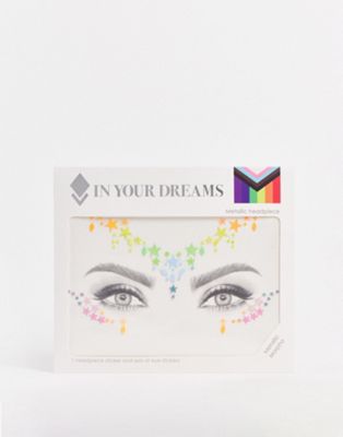 In Your Dreams Pride Metallic Morpho Face Stickers In Your Dreams