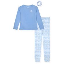 Пижамный комплект Sleep On It для девочек из двух предметов Hacci с резинкой для волос в тон Sleep On It