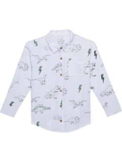 Рубашка Dino на пуговицах из прибрежной ткани (для маленьких/больших детей) Chaser