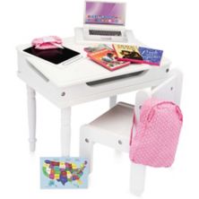 12 Piece Doll Desk & Chair With Classroom Accessories Playtime by Eimmie