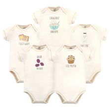 Organic Cotton Bodysuits 5pk, Muffin, Preemie Touched by Nature