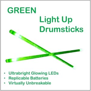 Light Stix LED Light Up Drumsticks (Blue) OFG Products