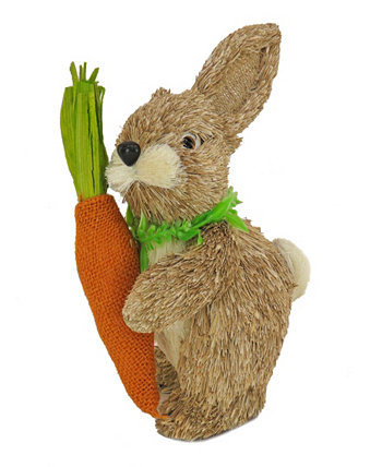 12-дюймовый пасхальный кролик с морковью National Tree Company