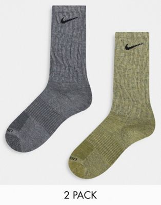 Разноцветные носки с круглым вырезом Nike Everyday Plus 2 Nike
