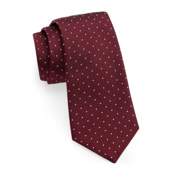 Шелковый жаккардовый галстук Giorgio Armani