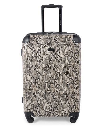 24-дюймовый чемодан Pippa со змеиным принтом Rebecca Minkoff