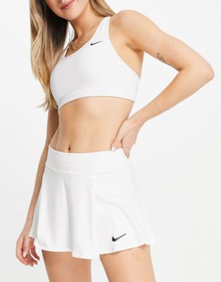 Белая теннисная юбка с оборками Nike Court Dri-FIT Victory Nike