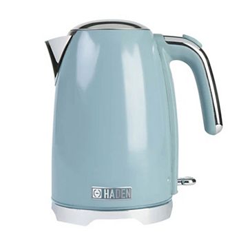 Haden Brighton Electric Kettle, Cordless 1.7L Hot Water Retro Boiler, Sky Blue Haden