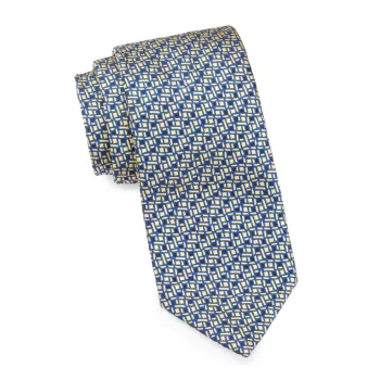 Шелковый галстук с плетением дизайна Charvet