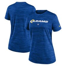 Women's Nike Royal Los Angeles Rams Sideline Velocity Performance T-Shirt Nike