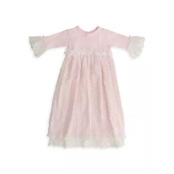 Baby Girl's Precious Blush Gown Haute Baby
