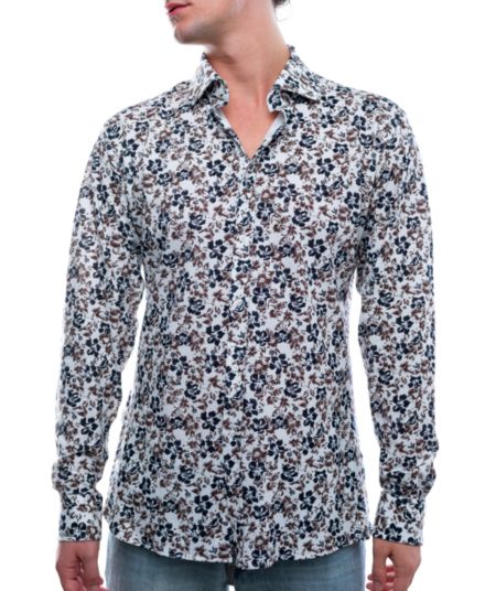 Рубашка Modern Fit с цветочным принтом Saryans Arthur