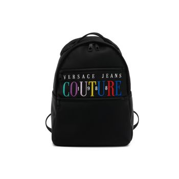 Многоцветный рюкзак с вышитым логотипом Versace Jeans Couture