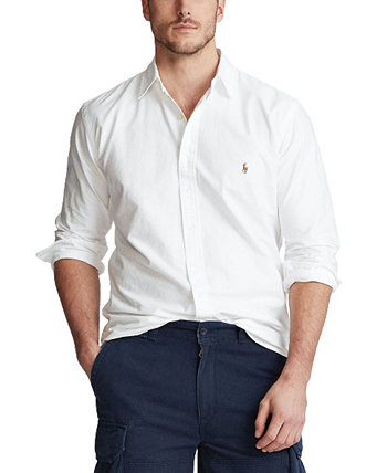 Мужская оксфордская рубашка классического кроя с длинными рукавами Big & Tall Ralph Lauren
