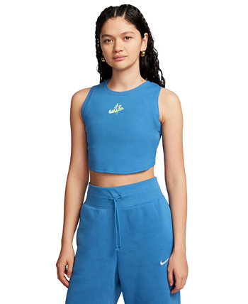 Женская спортивная одежда Essential укороченная майка в рубчик Nike