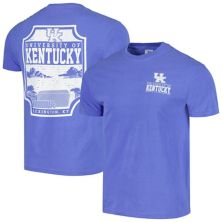 Мужская футболка комфортных цветов с логотипом кампуса Royal Kentucky Wildcats Image One